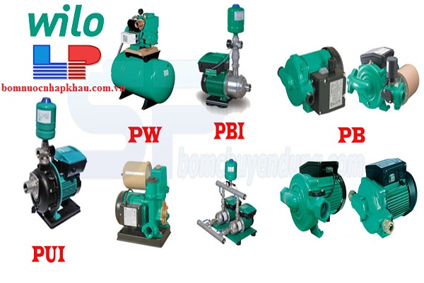 Máy bơm nước Wilo đa dạng về mẫu mã 