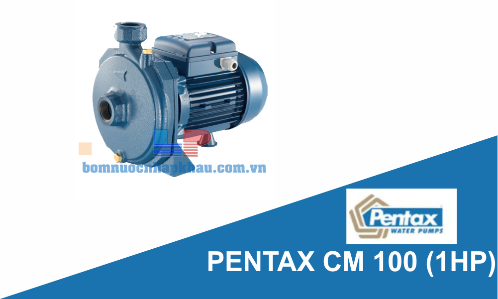 Máy bơm ly tâm dân dụng đầu gang PENTAX CM 100 (1HP)