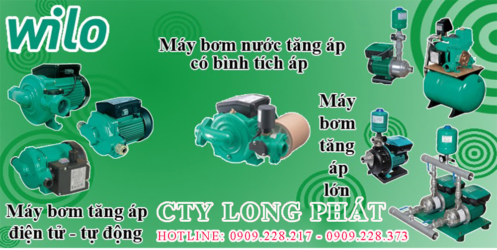 Máy bơm tăng áp có bình tích áp