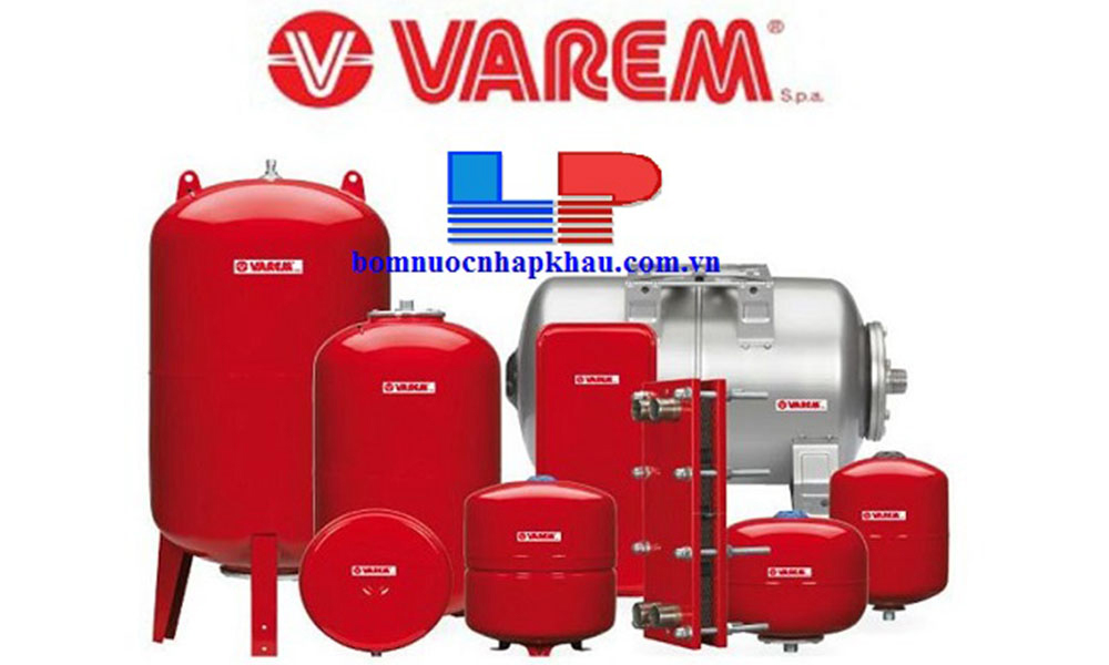 Thương hiệu bình tích áp Varem Long Phát