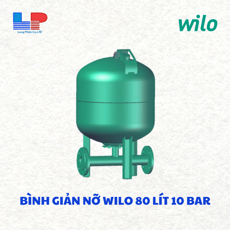 Bình giản nỡ Wilo 80 Lít 10 Bar Bình giản nỡ Wilo 80 Lít 10 Bar