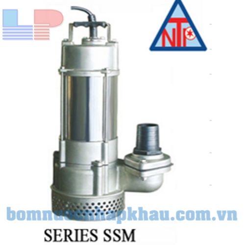 Máy bơm chìm hút nước thải  inox NTP SSM250-1.37 265
