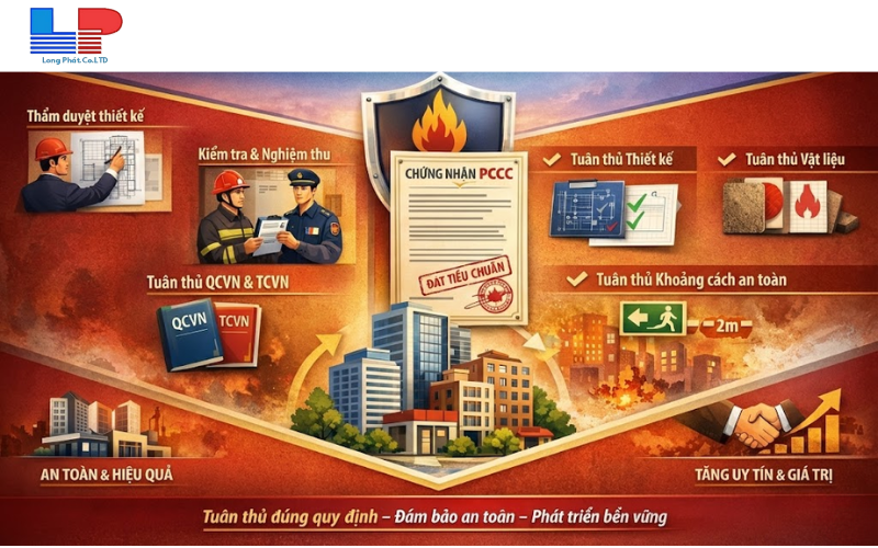 Vì sao tuân thủ quy chuẩn là cốt lõi của chứng nhận PCCC?